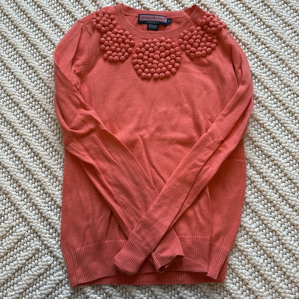Vineyard Vines Coral Sweater